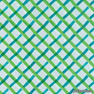 Wallpaper Les Crafties - Croisillon / Green