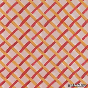 Wallpaper Les Crafties - Croisillon / Orange