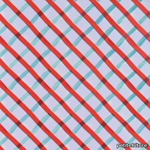 Wallpaper Les Crafties - Croisillon / Red