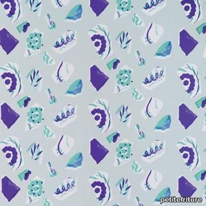 Wallpaper Les Crafties - Mosaique / Blue