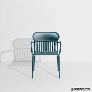 Week-end Week-End Garden Chair with armrests - Ocean blue Studio Brichet-Ziegler