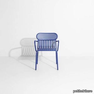 Week-end Week-End Garden Chair with armrests - Blue Studio Brichet-Ziegler