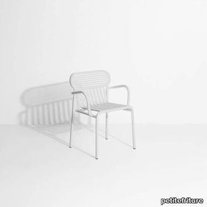 Week-end Week-End Garden Chair with armrests - Pearl grey Studio Brichet-Ziegler