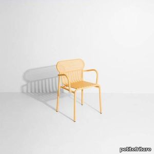 Week-end Week-End Garden Chair with armrests - Saffron Studio Brichet-Ziegler