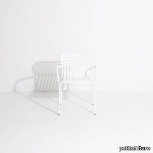 Week-end Week-End Garden Chair with armrests - White Studio Brichet-Ziegler