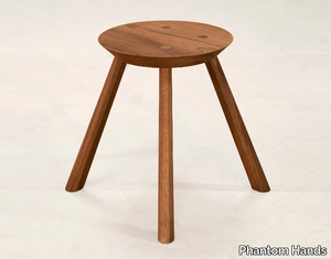 DW 01 - Low teak stool _ Phantom Hands