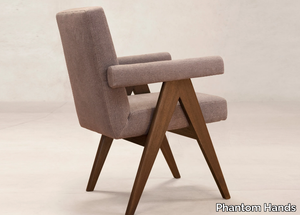 UOC AMKUNJ - Fabric chair with armrests _ Phantom Hands