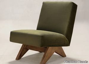 UPHOLSTERED ARMLESS CHAIR - Fabric easy chair _ Phantom Hands