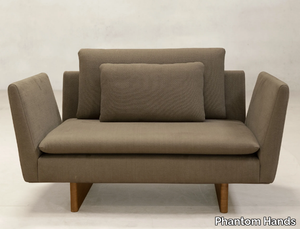 X + L 05 - Fabric armchair with armrests _ Phantom Hands