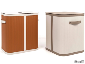 RODA - Regenerated leather laundry container _ Pinetti