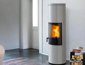 E924 A-H - Wood-burning wall-mounted steel stove Class A+ _ Piazzetta