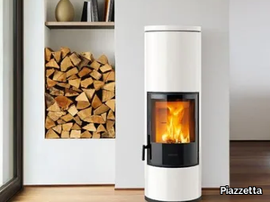 E924-H - Wood-burning wall-mounted steel stove Class A+ _ Piazzetta