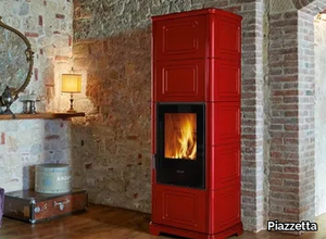 E928 C-M - Wood-burning wall-mounted stove Class A+ _ Piazzetta