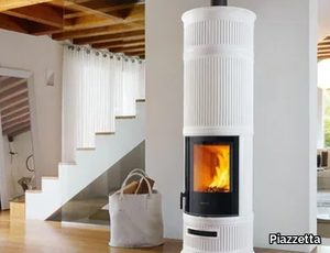 E929 C-H - Wood-burning Central stove for air heating Class A+ _ Piazzetta