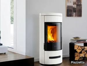 E929 D - Wood-burning Central stove for air heating Class A+ _ Piazzetta