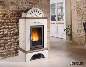 BRUNICO - Pellet faïence stove _ Piazzetta