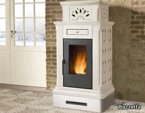 CANAZEI 5 STARS - Pellet faïence stove _ Piazzetta