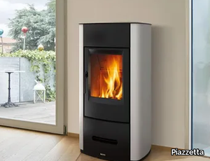 E928 - Wood-burning steel stove Class A+ _ Piazzetta