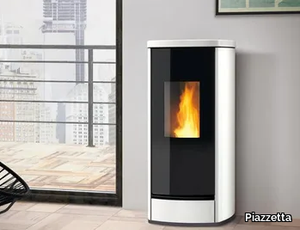 P220 M STEEL 5 STARS - Pellet steel stove _ Piazzetta