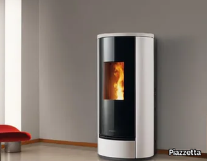 P230 T STEEL 5 STARS - Pellet steel stove _ Piazzetta