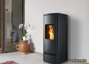 P930 M STEEL 5 STARS - Pellet steel stove _ Piazzetta