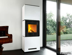 QUBE 4 - Wood-burning stove _ Piazzetta