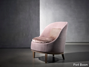 BELLE - Fabric armchair with fire retardant padding _ Piet Boon