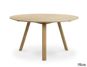 CHARLES - Round oak table _ Pilma