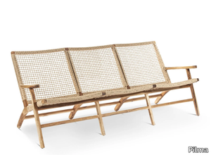 DANOUT - 3 seater teak garden sofa _ Pilma