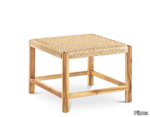 DANOUT - Square teak garden side table _ Pilma