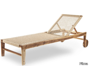 DANOUT - Recliner teak sun lounger _ Pilma