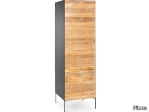 FUSION - Teak wardrobe with 1 door _ Pilma