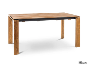 KUBICO - Rectangular extending teak table _ Pilma