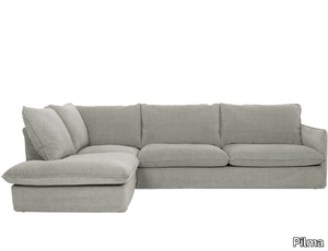 GRACIA - Fabric sofa with chaise longue _ Pilma