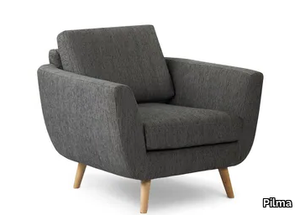 SUN - Fabric armchair with armrests _ Pilma