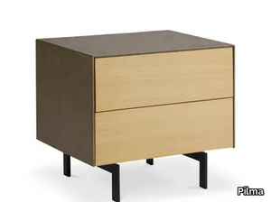 XENA - Rectangular bedside table with drawers _ Pilma