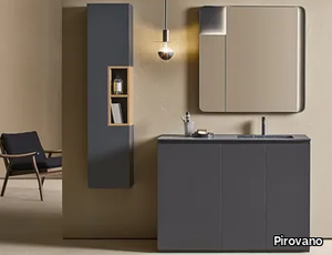 MIDI 103 - Floor-standing single vanity unit with integrated washbasin _ Pirovano