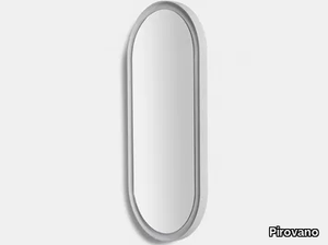 MIREA - Oval bathroom mirror with integrated lighting _ Pirovano