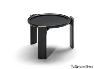 DUO - Round ash coffee table _ Poltrona Frau