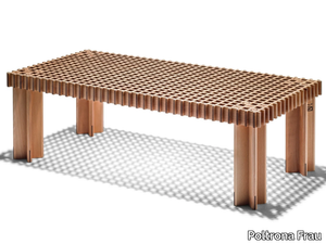 KYOTO - Rectangular solid wood coffee table _ Poltrona Frau