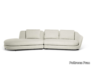 DUO - Sectional fabric sofa _ Poltrona Frau