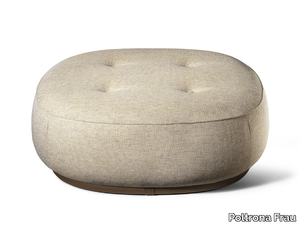 LEPLI - Upholstered fabric pouf _ Poltrona Frau