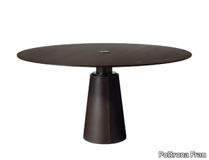 MESA DUE - Round table _ Poltrona Frau