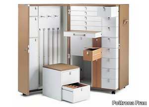 OCEANO - Wardrobe with casters _ Poltrona Frau