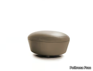 ASSAYA - Leather pouf / footstool _ Poltrona Frau