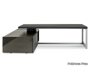 JOBS - Executive desk with shelves _ Poltrona Frau