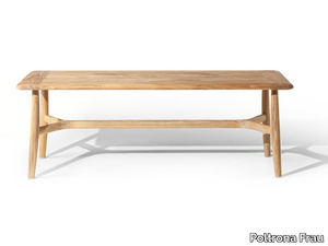 THE SECRET GARDEN - Rectangular teak garden table _ Poltrona Frau