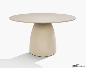 MONOLITH - Round garden table _ Poliform