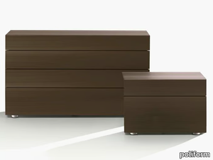 ABBINABILI - Wooden chest of drawers _ Poliform