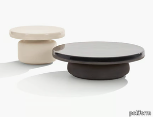 CREW - Round garden side table _ Poliform